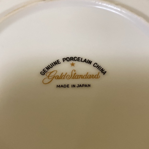 - Bread Plate Genuine Porcelain China Gold Standard - Picture 5 of 5